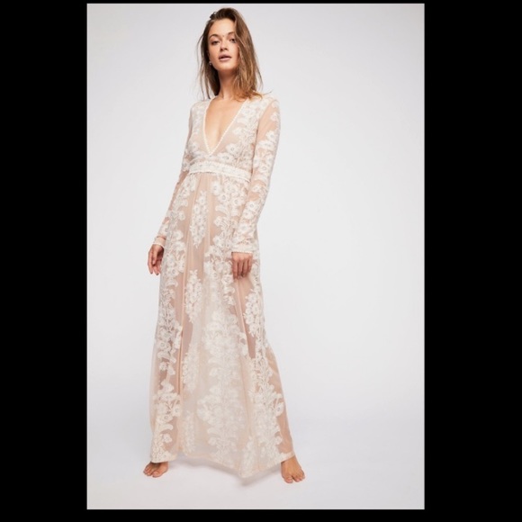 For Love And Lemons Temecula Dress In Ivory XS NWT - Picture 2 of 13